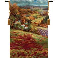 Valley View III Tapestry of Fine Art