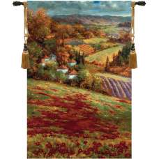 Valley View III Tapestry of Fine Art