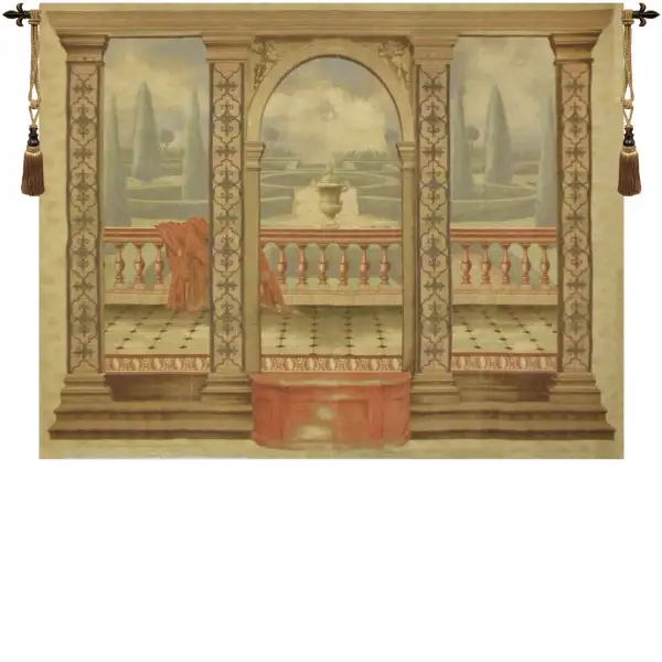 Archway Urn Belgian Wall Tapestry