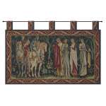 Knight and Ladies of Camelot with Loops French Wall Tapestry