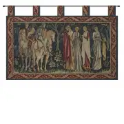 Knight and Ladies of Camelot with Loops French Wall Tapestry