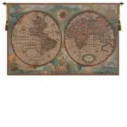 Antique Map I Small Italian Tapestry
