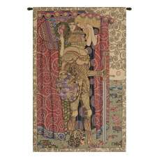 Armored Knight Italian Tapestry Wall Hanging