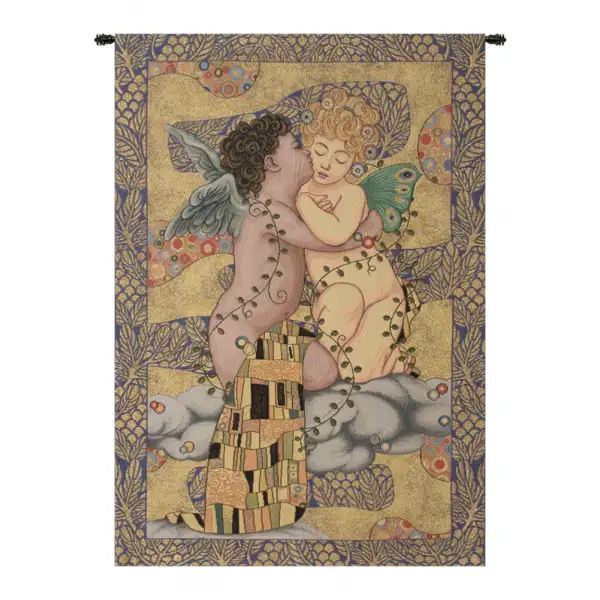 The First Kiss Italian Wall Tapestry