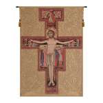 Crucifix of St. Damian Italian Wall Hanging Tapestry