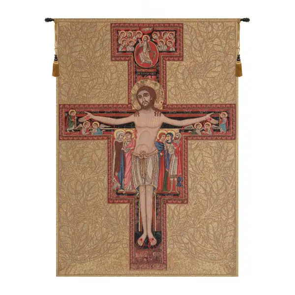 Crucifix of St. Damian Italian Wall Tapestry