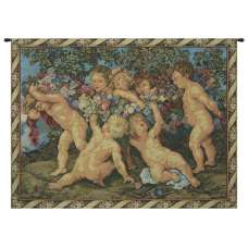 Les Amours French Tapestry Wall Hanging