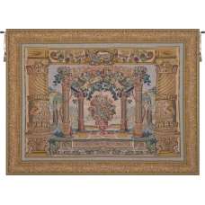 Terrasse with Border I French Tapestry Wall Hanging