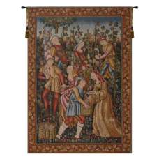 Vendanges  French Tapestry Wall Hanging