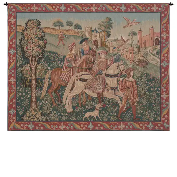 Charlotte Home Furnishing Inc. France Tapestry - 32 in. x 25 in. | Hunt French Wall Tapestry