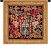 The Heaume French Wall Tapestry - 32 in. x 34 in. Cotton/Viscose/Polyester by Charlotte Home Furnishings