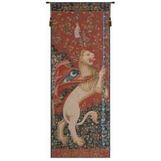 Portiere Lion  French Tapestry Wall Hanging