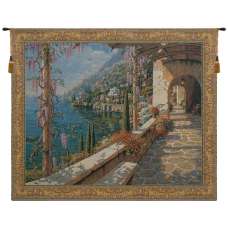 Villa In Capri Belgian Tapestry Wall Hanging