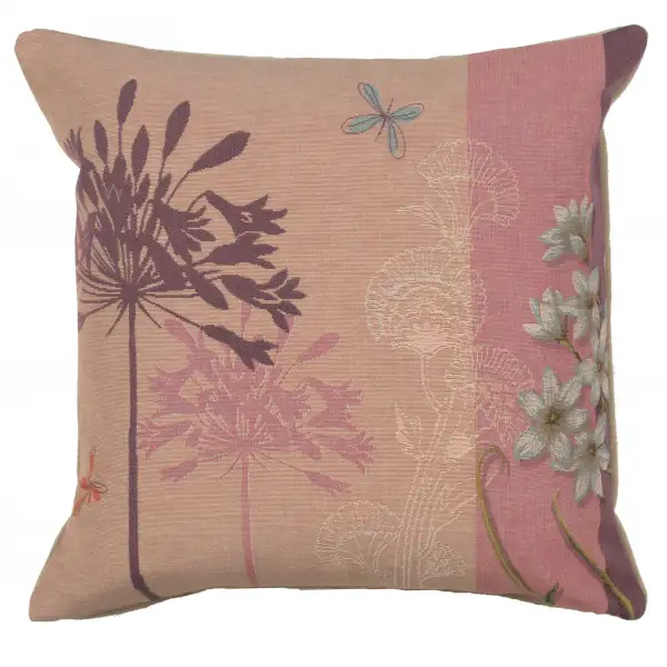 Springtime Blossoms Cushion - 18 in. x 18 in. Cotton by Charlotte Home Furnishings