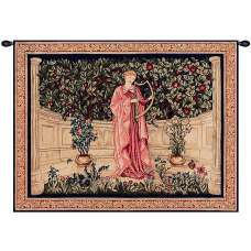 The Minstrel French Tapestry Wall Hanging