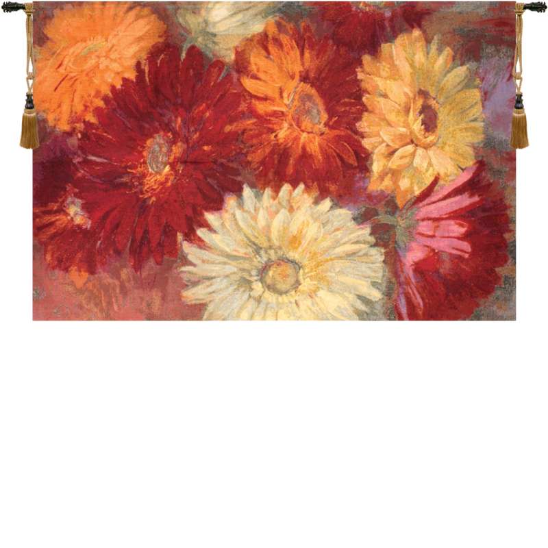 Gerberas Fine Art Tapestry