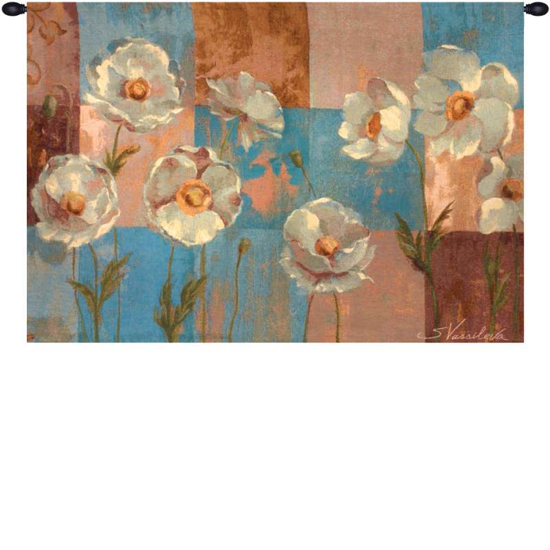 Whispering Flowers Fine Art Tapestry
