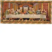 The Last Supper II Italian Wall Tapestry - 36 in. x 19 in. Cotton/Viscose/Polyester by Leonardo da Vinci