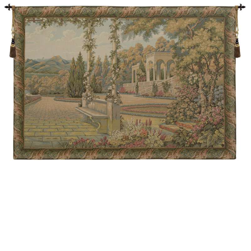 Lake Como Terrace Italian Tapestry