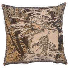 Mucha Winter I European Cushion Cover