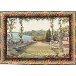 Terrace and Lake Wall Tapestry