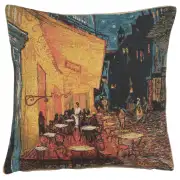 Cafe Terrace at Night Belgian Cushion Cover