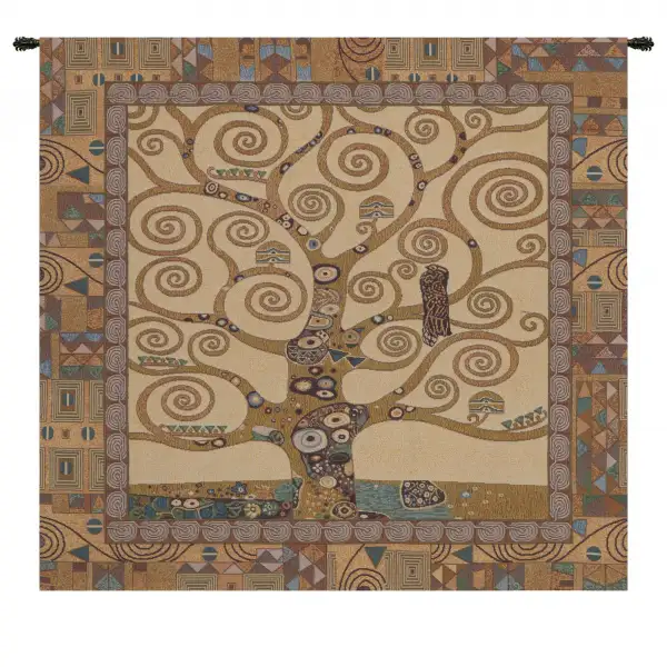 Tree of Life by Gustav Klimt Italian Wall Tapestry