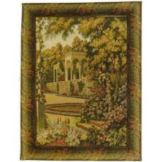 Temple in Lake Como Gardens Italia Tapestry Wall Hanging