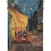 Cafe Terrace at Night by Van Gogh Belgian Tapestry Wall Hanging
