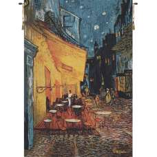 Cafe Terrace at Night by Van Gogh European Tapestry Wall Hanging