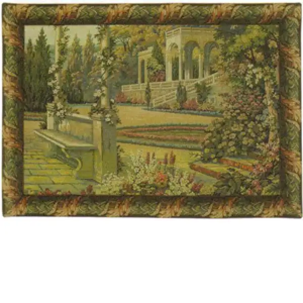Gardens at Lake Como Wall Tapestry