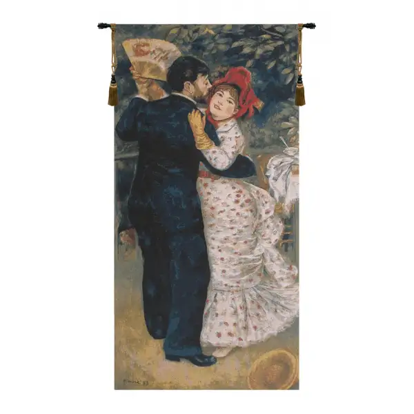 Dance In The Country by Renoir Belgian Wall Tapestry
