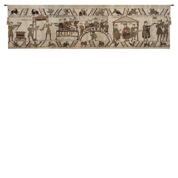 Bayeux Banquet Belgian Tapestry Wall Hanging
