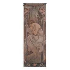 Mucha Nuit Belgian Tapestry Wall Hanging