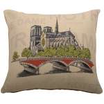 Notre Dame Pop European Cushion Cover