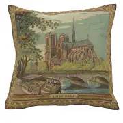 Notre Dame French Couch Pillow Cushion