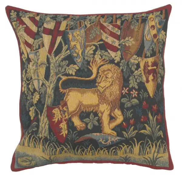 Lion Heraldique French Couch Pillow Cushion