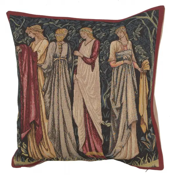 Ladies of Camelot French Couch Pillow Cushion