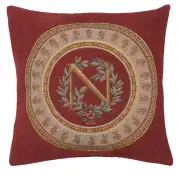 Napoleon Rouge French Couch Pillow Cushion