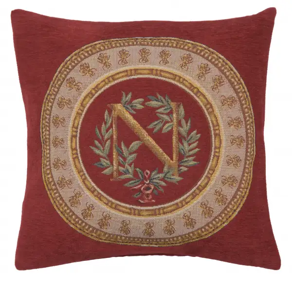 Napoleon Rouge French Couch Pillow Cushion