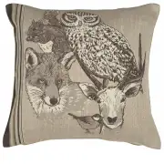 Forest Spirit Hibou French Couch Pillow Cushion