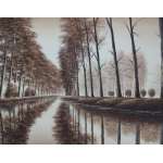 Meander in the Mist Canvas Oil Painting