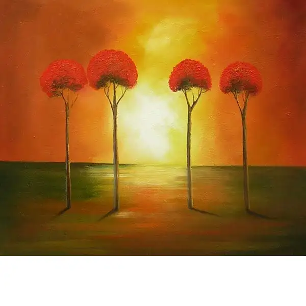 Stand Tall Together Canvas Oil Painting