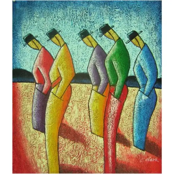 Somber Spaniards Canvas Oil Painting