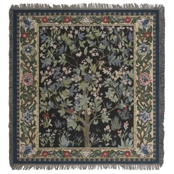 The Tree of Life Belgian Tapestry Throw