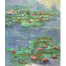Water Lilies by Monet Canvas Wall Art