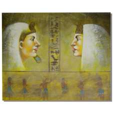Faces of Egypt Canvas Wall Art