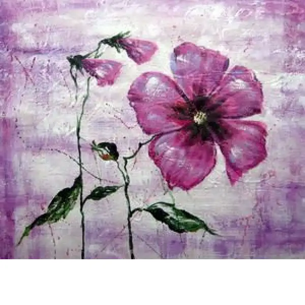 Wild Rose Canvas Oil Painting