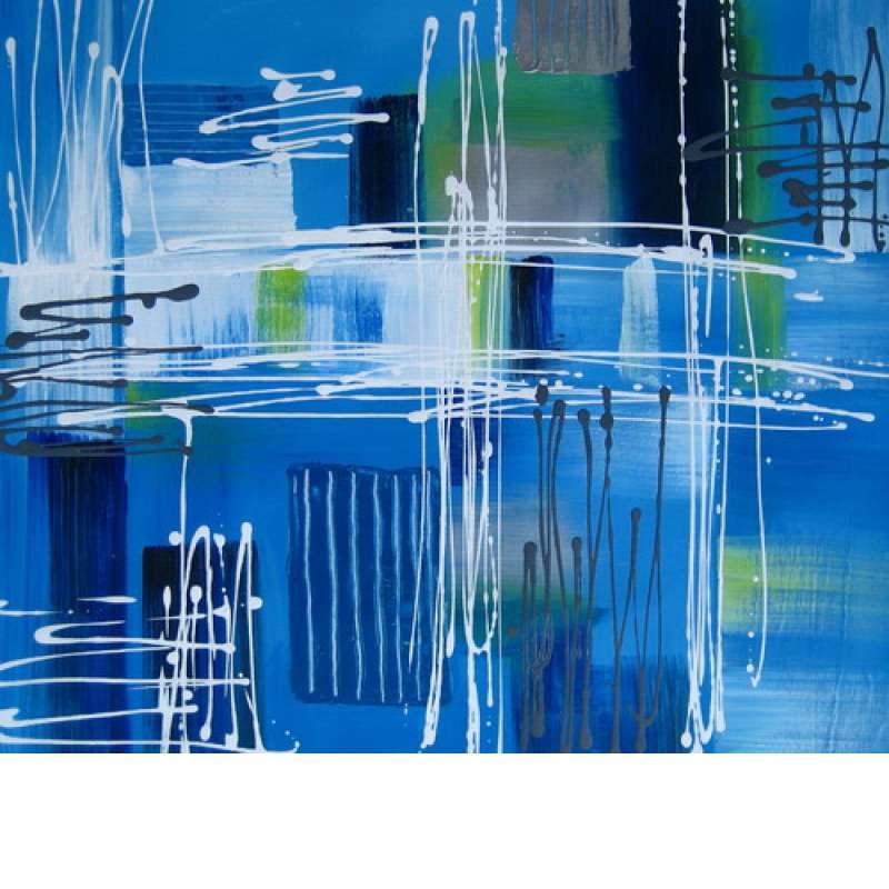 Drip and Drizzle Canvas Oil Painting