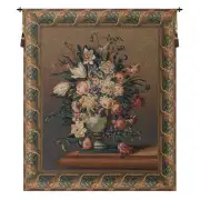 Breughel's Vase Dark Belgian Tapestry Wall Hanging